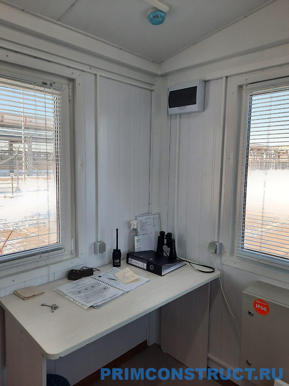 Пост охраны/ КПП (2,44х2,44) каркасный из профлиста — изображение 7