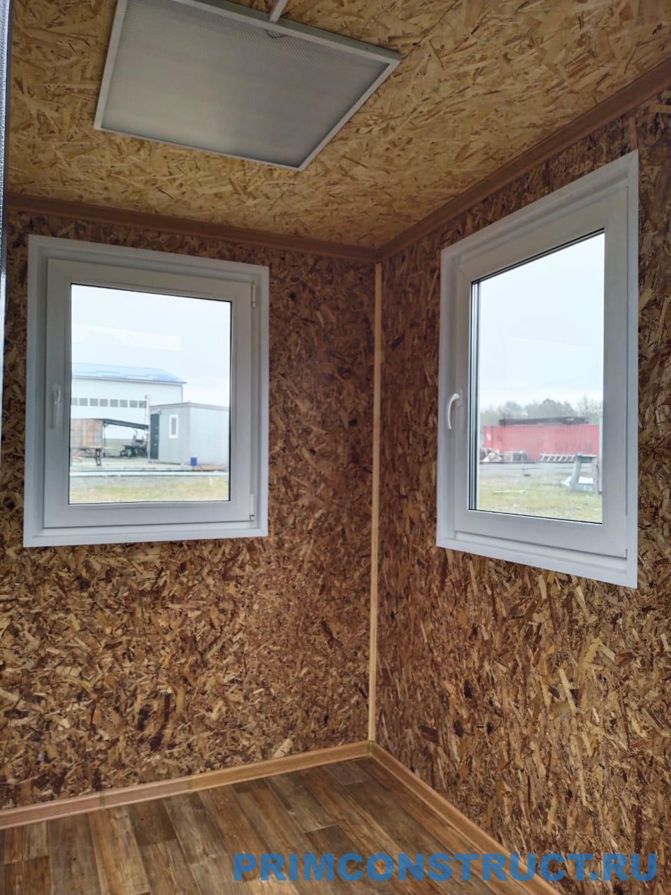 Пост охраны/ КПП (2,44х2,44) каркасный из профлиста — изображение 6