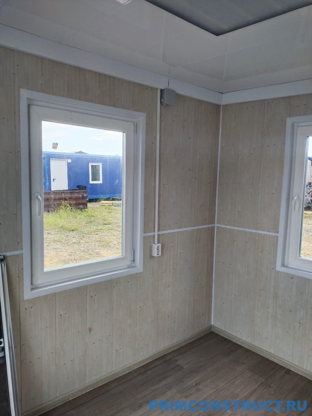 Пост охраны/ КПП (2,44х2,44) каркасный из профлиста — изображение 5