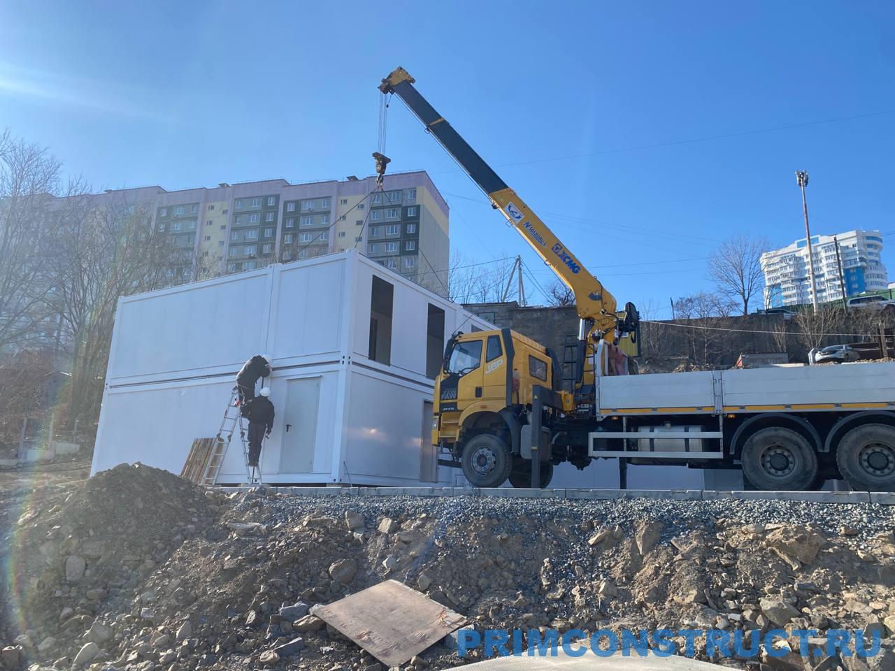 Модуль двухэтажный из сборно-разборных модулей Транспак 6х4,9