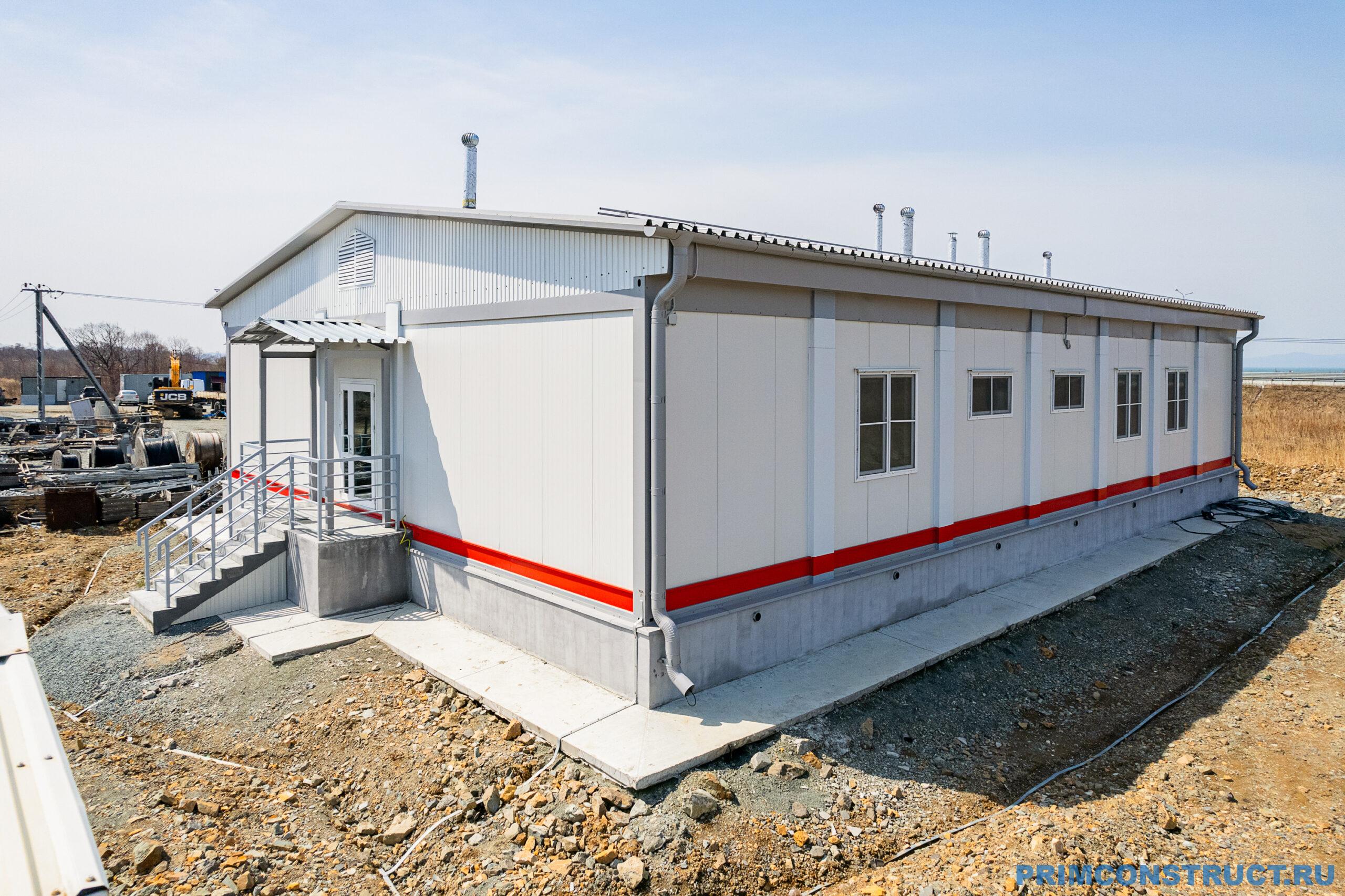 Штаб строительства из сборно-разборных модулей Транспак